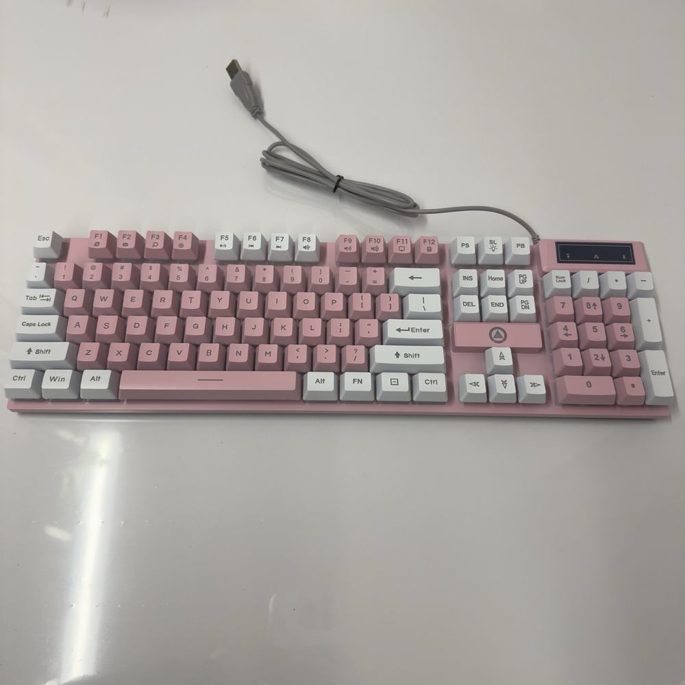 YINDIAO K500 Wired USB E-Sport 7 Colour Backlight Gaming Keyboard